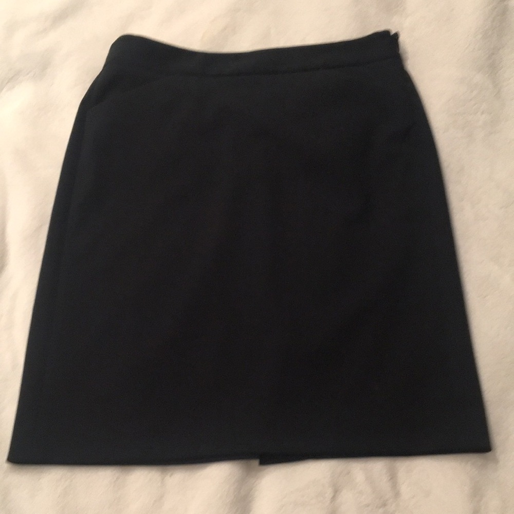 Theory navy blue wool blend short skirt size 0